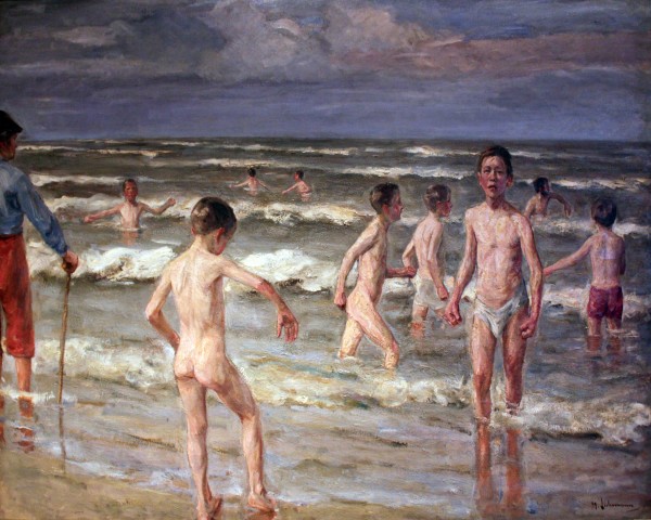 Liebermann Badende Knaben anagoria by Max Liebermann
